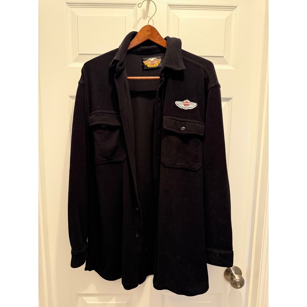 Vintage Harley Davidson 100 Anniversery Men's XL, Fleece Shirt Jacket
